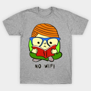 No WiFi, Read A Book T-Shirt